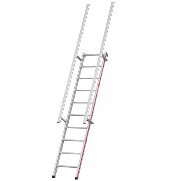 Escalier sans palier LEEVEL inclinaison 60° - Escaliers industriels :  Échelle Européenne